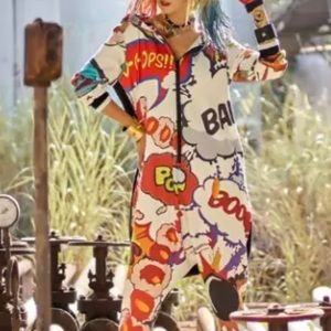 Adult Cartoon Onesie -Cotton - One Size